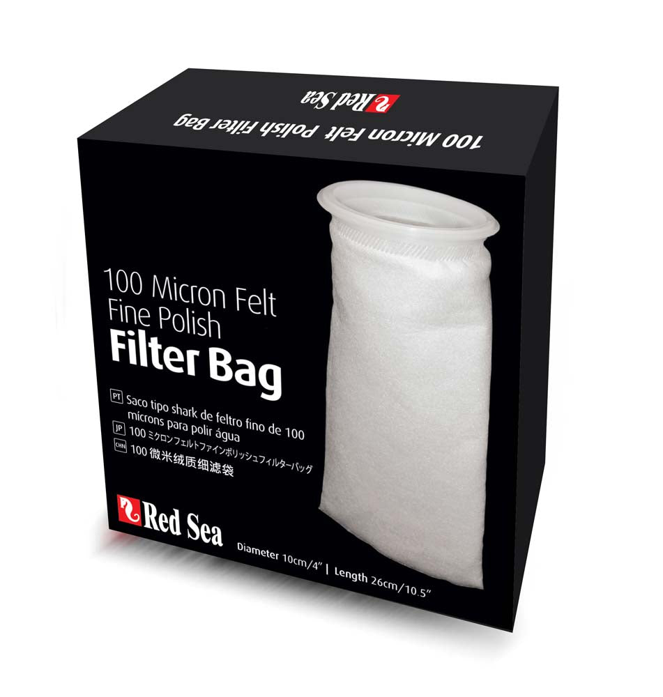 Red Sea Reefer Fine Felt Polishing Filter Socks White 4 In X 10.5 in 730773421954
