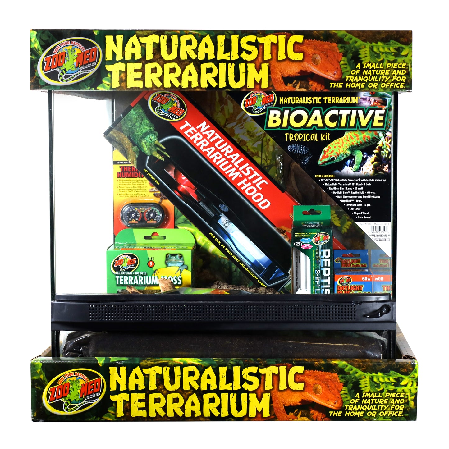 Zoo Med Naturalistic Terrarium Bioactive Tropical Kit 5 g, 18In X 18In X 18 in 097612091298