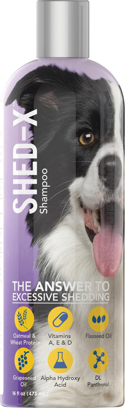 Synergy Labs Shed-X Shed Control Shampoo for Dogs 16 oz 736990005205