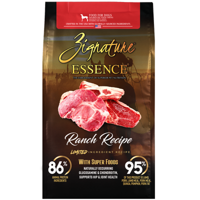 Zignature Essence LIR Ranch Recipe Dry Food 3.5lb