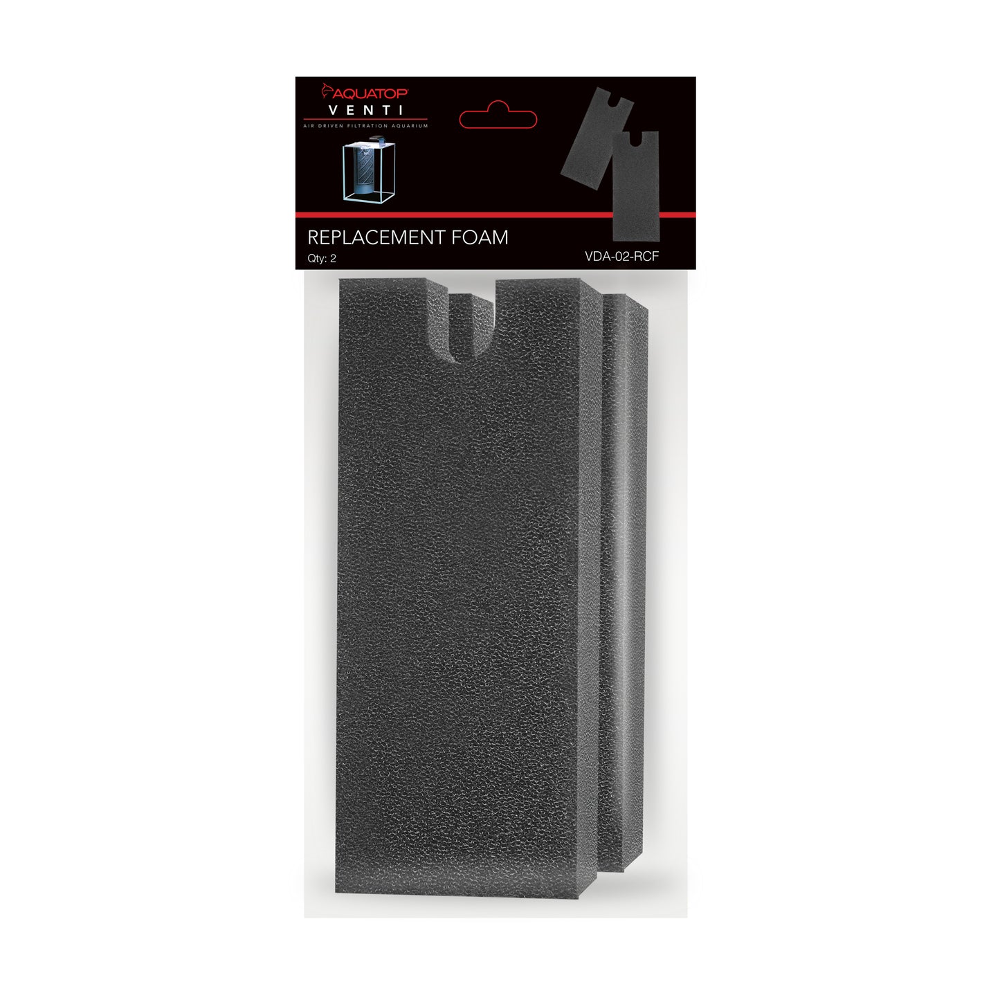 Aquatop Replacement Foam for Venti Desktop Aquarium 2 pk 810281019017