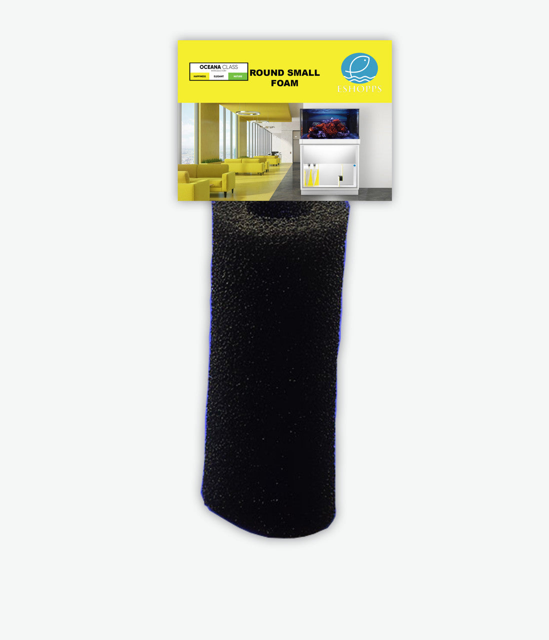 Eshopps Replacement Filter Foam for Filters Round Black SM