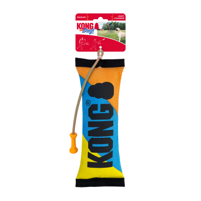 KONG Bunji High-Viz Bumper Dog Toy Assorted Color Medium 035585529240