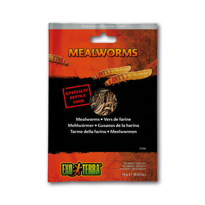 ET Reptile Food Mealworms.53oz {L +