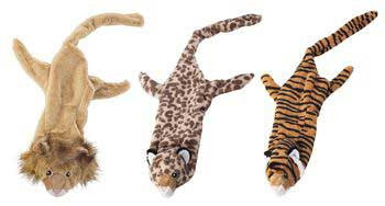 Ethical Skinneeez Plush Jungle Cat Assortment Dog Toy 25" {L+b}773351 077234055502