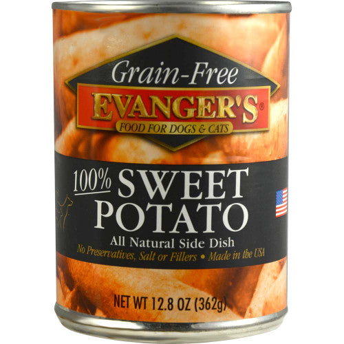 Evanger’s Grain - Free Wet Dog & Cat Food Sweet Potato 12.8oz 12pk