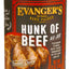 Evanger’s Hand Packed Wet Dog Food Hunk of Beef 12oz 12pk