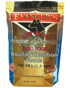 Evangers Grain Free Super Premium Whitefish And Sweet Potato Dry Dog Food-16.5-lb-{L+1} 077627401428