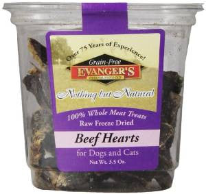 Evangers Natural Freeze Dried Beef Heart 3.5z {L+1}776361 077627602054