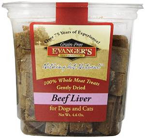 Evangers Raw Freeze Dried Grain Free Beef Liver Dog And Cat Treats-4.6-oz-{L+1} 077627602009