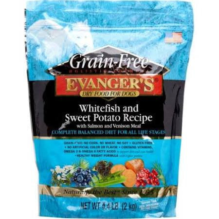 Evangers Whitefish and Sweet Potato Dry Food 4.4lb{L - 1} 776053 - Dog