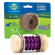 Busy Buddy Nobbly Nubbly Dog Toy Purple/White Small 759023096179