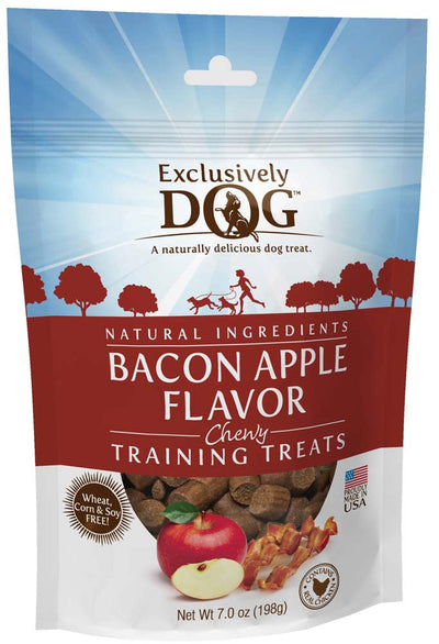 Exclusively Pet Chewy Dog Training Treats Bacon & Apple 7 oz