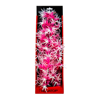 Aquatop Vibrant Fluorescent Cannabis Plant Pink Frost 16 in 850047393784