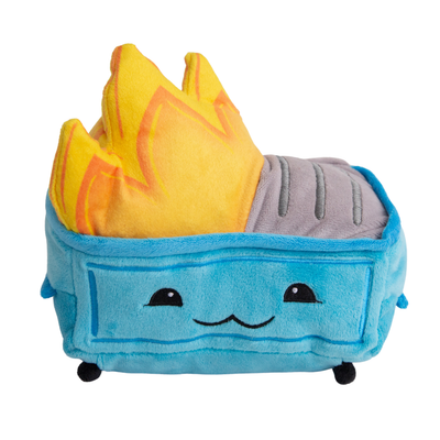 Snugarooz Dumpster Fire plush Dog Toy 8 in 810120995373