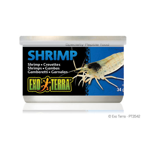 Exo Terra Canned Shrimp 1.2 oz - Reptile