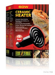 Exo Terra Ceramic Heater 60w Pt2045{L + 7R} - Reptile
