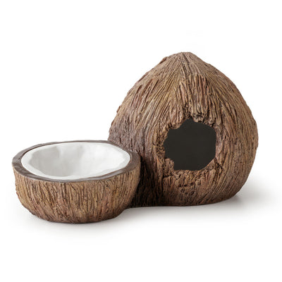 Exo Terra Coconut Hide & Water Dish 015561231596