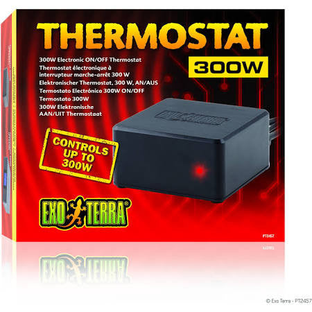 Exo Terra Electronic On Off Thermostat 300w Pt2457{R} - Reptile