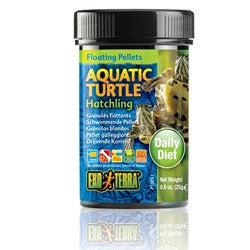 Exo Terra Hatchling Aquatic Turtle Food 0.8oz Pt3241{L + 7} - Reptile
