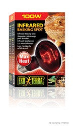 Exo Terra Infrared Basking Spot Lamp 100w Pt2144{L+7} 015561221443