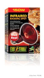 Exo Terra Infrared Basking Spot Lamp 150w Pt2146{L + 7} - Reptile