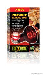 Exo Terra Infrared Basking Spot Lamp 75w Pt2142{L+7} 015561221429