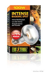 Exo Terra Intense Basking Spot Lamp 100w Pt2138{L + 7} - Reptile