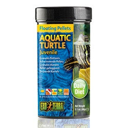 Exo Terra Juvenile Aqutic Turtle Food 3.1oz Pt3248{L + 7} - Reptile