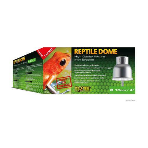 Exo Terra Nano Dome Fixture with Support Bracket - Reptile