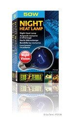 Exo Terra Night Heat Lamp 50w Pt2126{L + 7} - Reptile