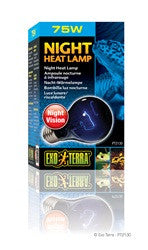 Exo Terra Night Heat Lamp 75w Pt2130{L + 7} - Reptile