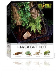 Exo Terra Rainforest Habitat Kit Medium Pt2662 - Reptile