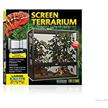 Exo Terra Screen Terrarium Large Extra Tall Pt2679 SD - 3 - Reptile
