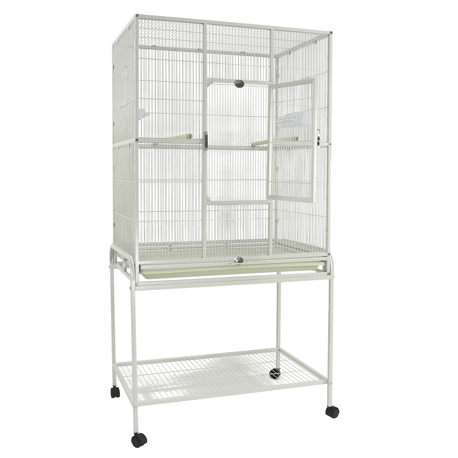 A & E Cages Flight Cage and Stand White 31In X 20 in 644472014907