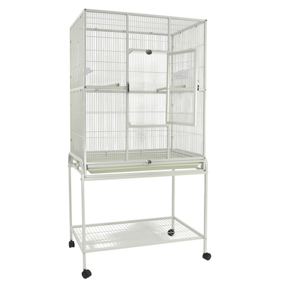 A & E Cages Flight Cage and Stand White 31In X 20 in 644472014907