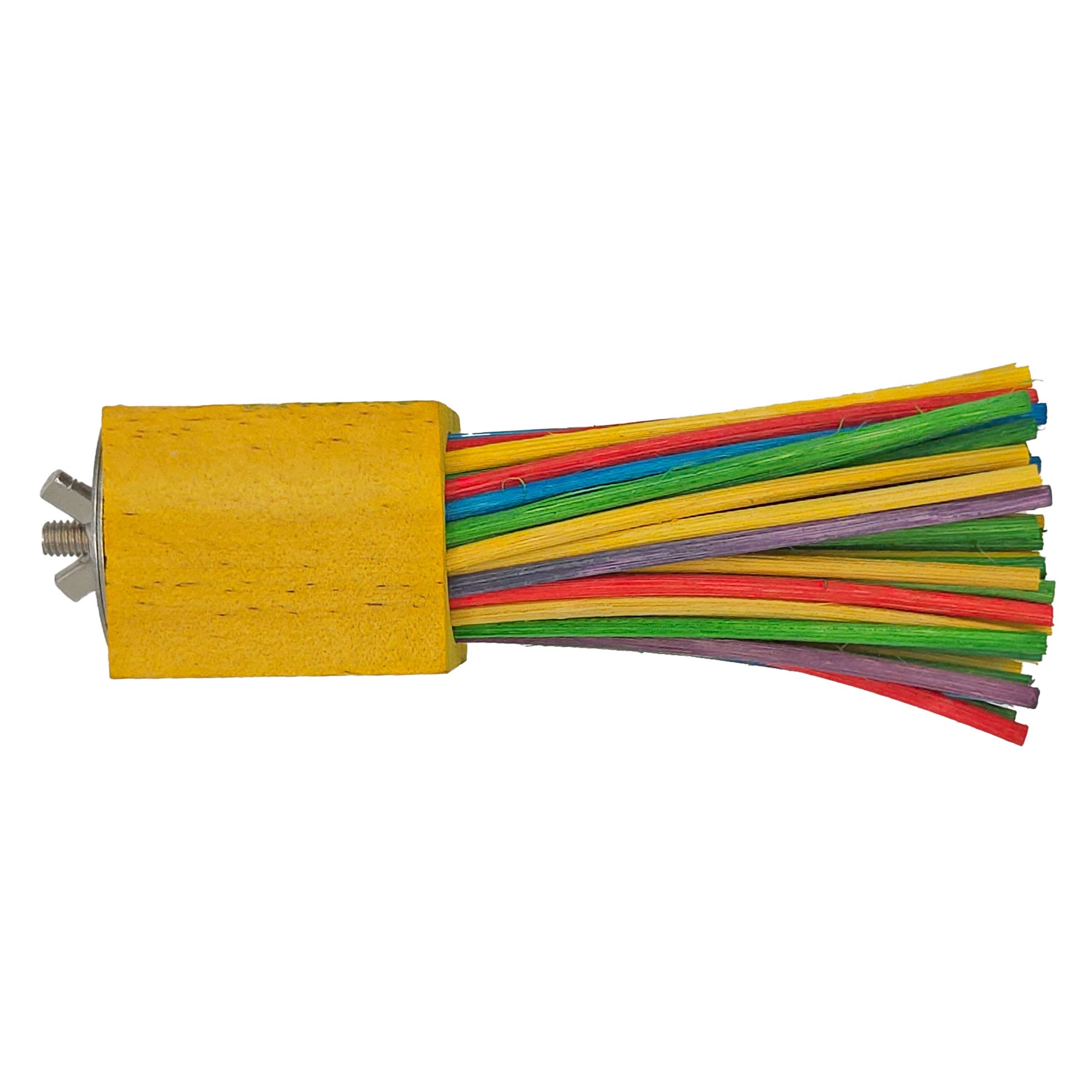 A & E Cages Happy Beaks WonderWhirl Wood Chew Toy 644472991918