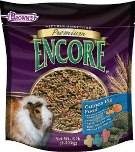 F.M. Brown’s 51176 Encore Premium Guinea Pig Food 5lb6 - 90730 {L + 1RR} C= 423141 - Small - Pet