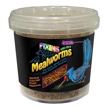 F.M. Brown's Fixins Mealworms Freeze Dried Tub 7oz-90678 {L+1}423256 042934533261