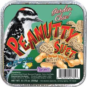 F.M. Brown’s Garden Chic! Peanutty Suet 8/11.75z {L + 1 } 423077 - Bird