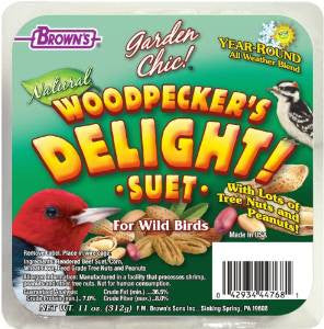 F.M. Brown’s Garden Chic! Woodpeckers Suet 8/11.5oz {L + 1} C= 423081 - Bird
