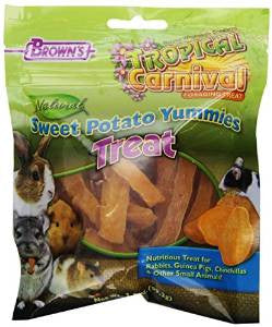 F.M. Brown’s Tropical Carnival Natural Sweet Potato Yummies Small Animal 3.5oz {L + 1} 423202 - Dog