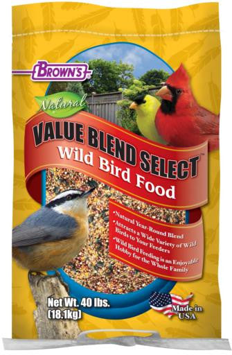 F.M. Brown's Value Blend Wild Bird Food 20 lb. {L-1}423408 042934410036