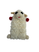 Multipet Lamb Chop Squeaker Mat Dog Toy White 9 in 784369487015