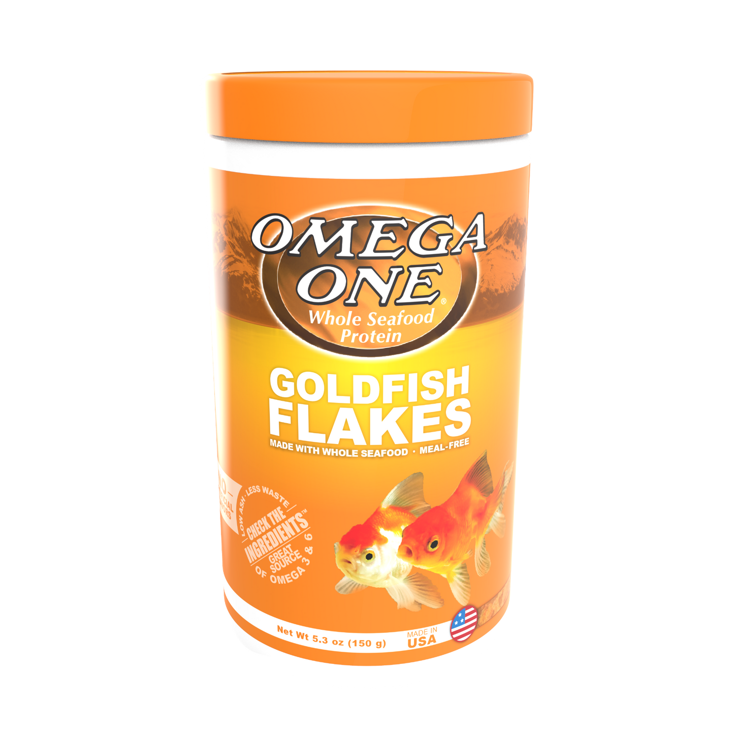 Omega One Goldfish Flakes Fish Food 5.3 oz 698220015616