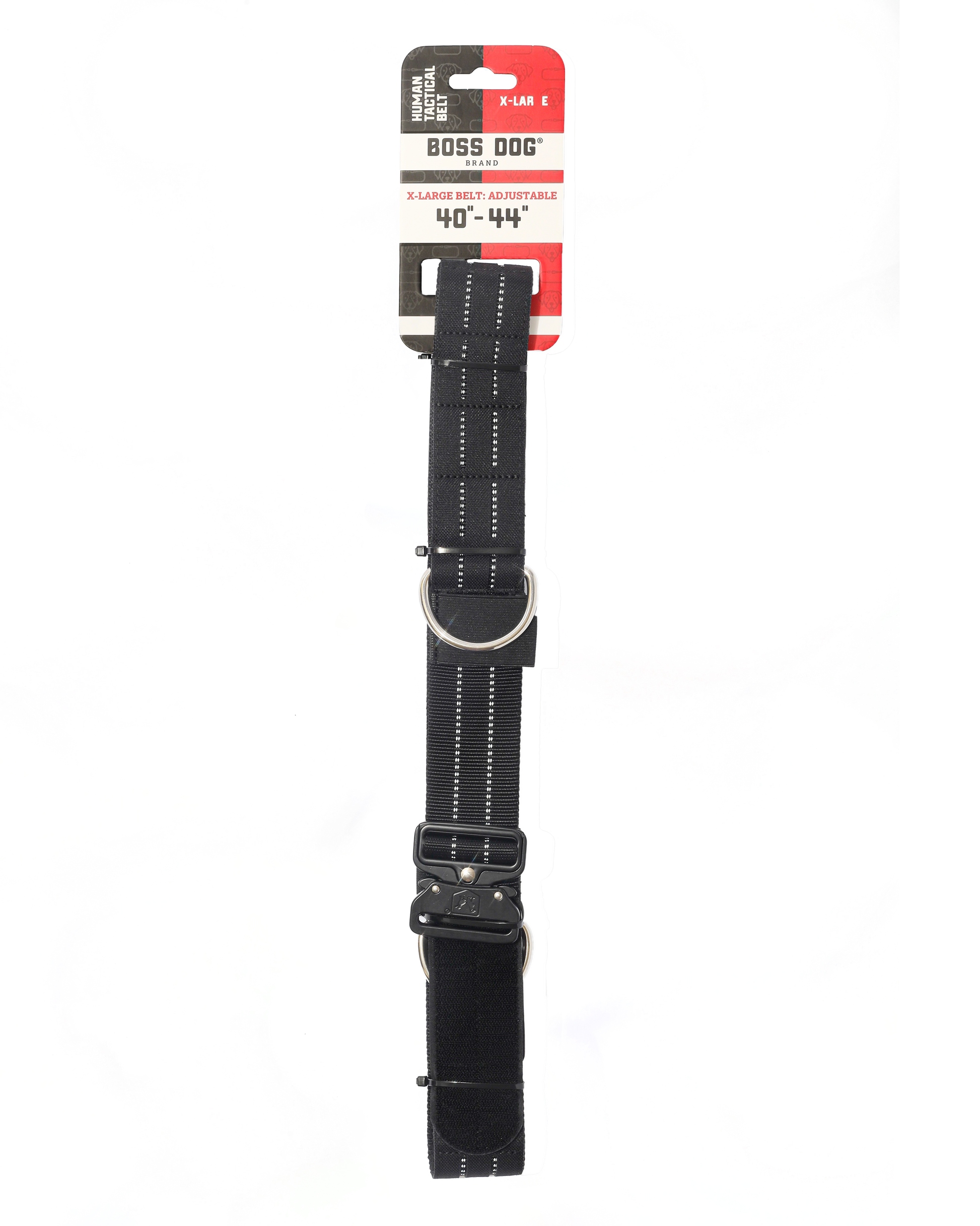 Boss Dog Human Boss Tactical Utility "Dog Walker" Belt Black X-Large (40-44In Waist) 850065051154