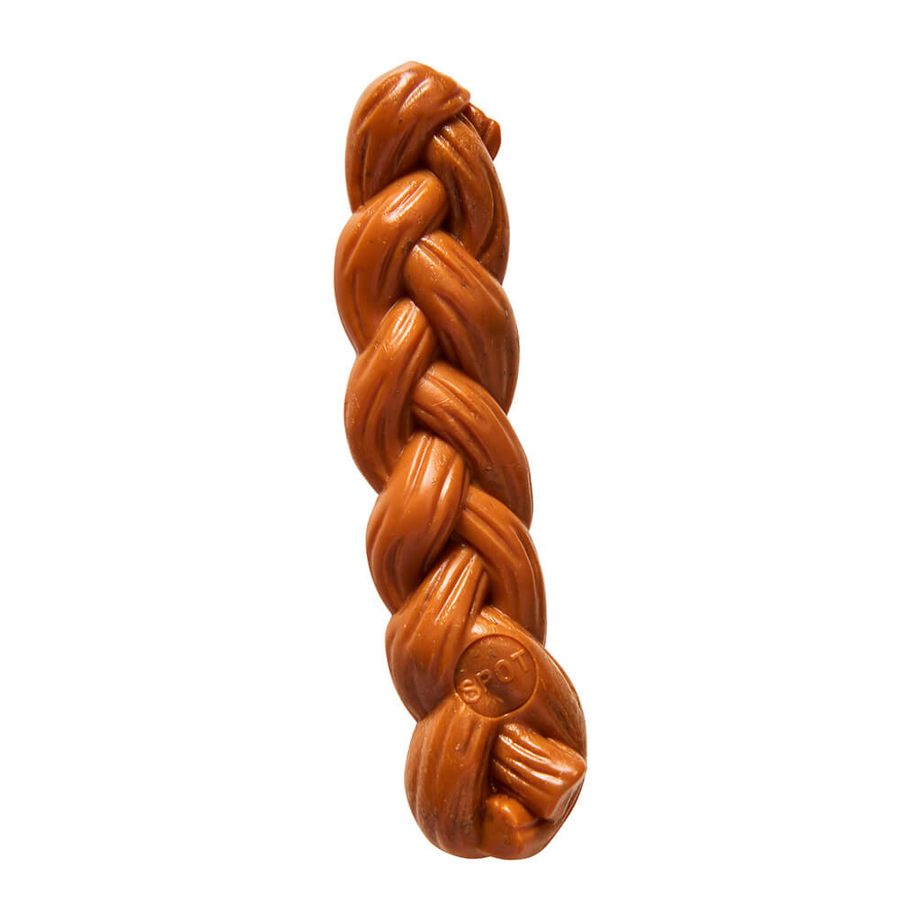Bam-Bone Braid Stick Dog Toy Hickory 5.75 in 077234547687