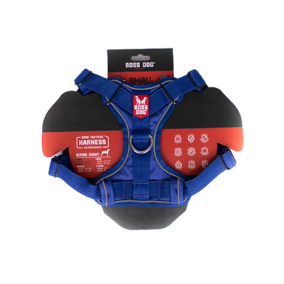 Boss Dog Tactical Dog Harness Blue Small 850036272243