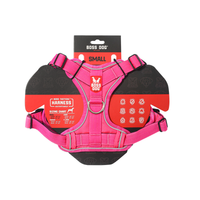 Boss Dog Tactical Dog Harness Hot Pink Small 850065051406