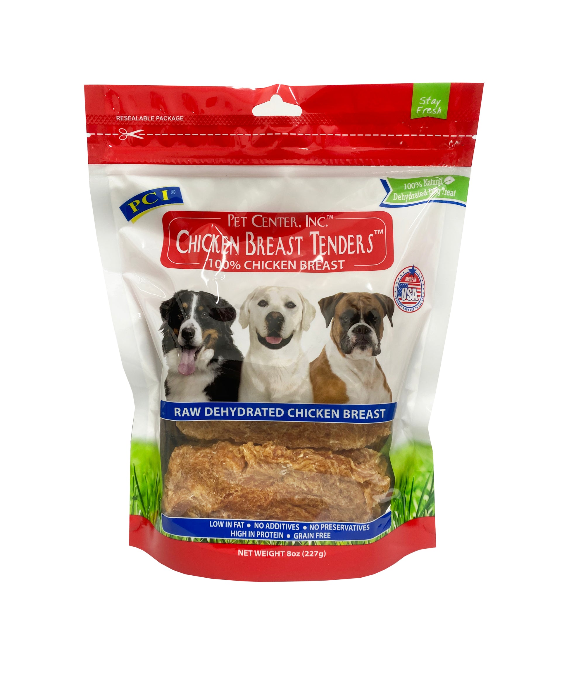 Pet Center Chicken Breast Tenders US Dog Treat 8 oz 727348222085